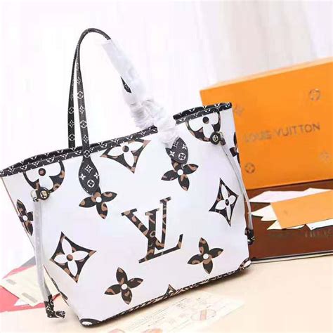 white and blue lv bag|louis vuitton white bag inside.